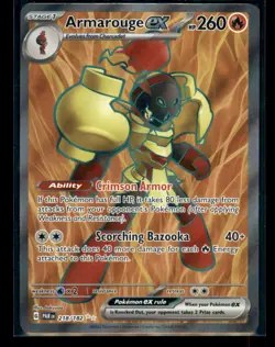 Armarouge ex Holofoil Promo SV: Scarlet & Violet Promo Cards 125 NM - Image 1