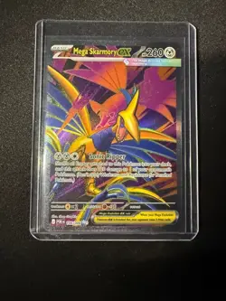 Mega Skarmory ex 106/088 Me03: Perfect Order Full Art NM Pokemon Card - Image 1