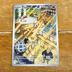Pokemon TCG Card Timburr 183/167 Twilight Masquerade Illustration Rare - NM - Image 1