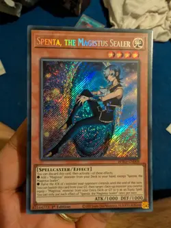 Spenta, the Magistus Sealer Secret Rare BPRO-EN098 1st Edition NM Yugioh - Image 2