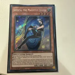 SHIP 31/01 - Yugioh BPRO-EN098 - Spenta, the Magistus Sealer - Secret Rare - Image 1