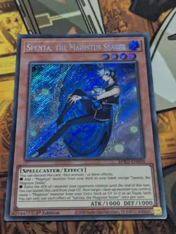 Spenta, the Magistus Sealer BPRO-EN098 Secret Rare 1st Edition NM Yugioh TCG - Image 2