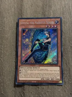 Spenta, the Magistus Sealer Secret Rare BPRO-EN098 1st Edition NM Yugioh - Image 1