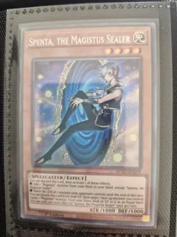 BPRO-EN098 Spenta, the Magistus Sealer Secret Rare 1st Edition YuGiOh NEW! - Image 1