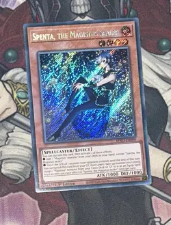 YuGiOh! Spenta, The Magistus Sealer Secret Rare BPRO-EN098 - Image 1
