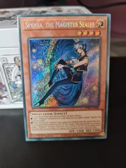 YuGiOh! Spenta, The Magistus Sealer Secret Rare BPRO-EN098 - Image 1