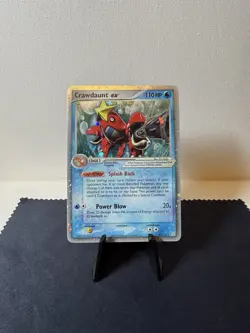 Pokemon TCG: 2006 EX Holon Phantoms Crawdaunt ex 99/110 Ultra Rare MP - Swirl - Image 2