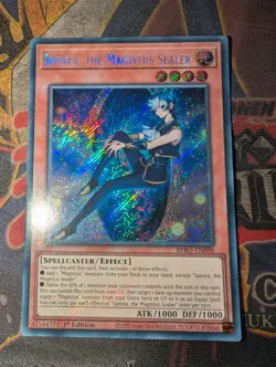 BPRO-EN098 Spenta, the Magistus Sealer Secret Rare 1st Edition YuGiOh - Image 1