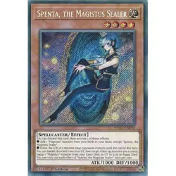 BPRO-EN098 Spenta, the Magistus Sealer Secret Rare 1st Edition YuGiOh - Image 1