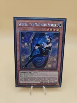 BPRO-EN098 Spenta, the Magistus Sealer Secret Rare 1st Edition YuGiOh - Image 1