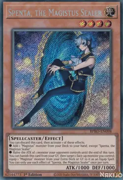 YuGiOh - Spenta, the Magistus Sealer - BPRO-EN098 - Secret Rare - 1st Edition - Image 1