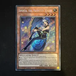 YUGIOH SPENTA, THE MAGISTUS SEALER SECRET RARE NM BPRO-EN098 - Image 1
