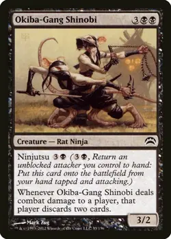 Okiba-Gang Shinobi 1x MtG Planechase 2012 PC2 SP/NM - Image 1