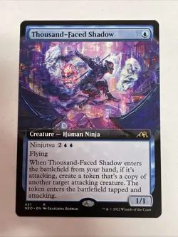 MTG Thousand-Faced Shadow Kamigawa Neon Dynasty #451 Rare - Image 1