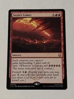 MTG Sozin's Comet - Avatar: The Last Airbender LP - Image 1