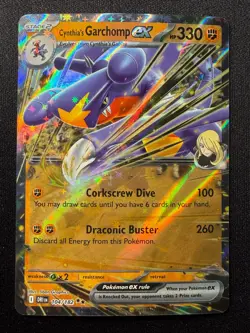 Cynthia's Garchomp ex Double Rare ME: Ascended Heroes 111/217 NM Pokemon TCG - Image 1