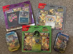 Pokemon Ascended Heroes Mix bundle tech stickers, Double Blisters And Mini Tin - Image 1