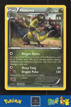 2015 Pokemon XY BREAKthrough 111/162 Haxorus Holo - Image 1