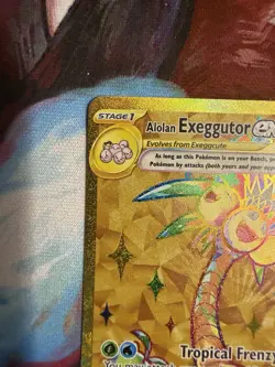 Alolan Exeggutor ex 248/191 Hyper Rare Surging Sparks Pokemon Near Mint Gold - Image 2