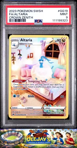 2023 Pokemon Sword And Shield Crown Zenith #GG19 Fa/Altaria Crown Zenith PSA 9 - Image 1