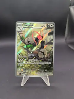 Pokemon Black Bolt Unfezant 150/086 Illustration Rare Holo NM - Image 1