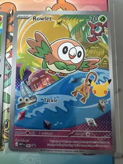 Pokemon TCG First Partner Illustration Collection Rowlet / Litten / Popplio Mint - Image 5