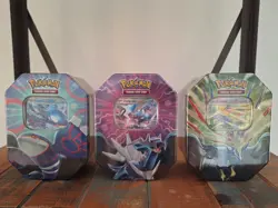 Pokemon ex Azure Legends Tin Kyogre, Dialga, Xerneas Complete Set of 3 - SEALED - Image 1