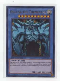Yugioh Obelisk the Tormentor LC01-EN001 UR Limited Edition 25th anniversary Nm - Image 1
