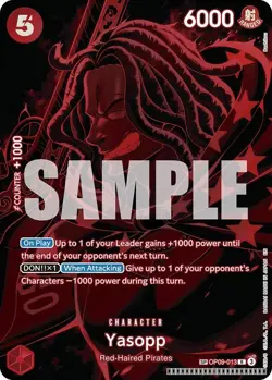 Yasopp (SP) [OP12 - OP09-013] - NM [Foil] TCG One Piece - Image 1