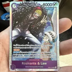 Rosinante & Law SR Super Rare EB04-038 One Piece TCG English - Image 1