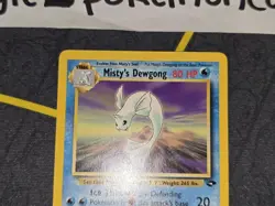 Misty's Dewgong Uncommon Gym Challenge 54/132 VLP front/LP back - Image 2