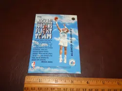 1993-94 Upper Deck - Michael Jordan's Flight Team Alonzo Mourning #FT15 Jumbo - Image 2