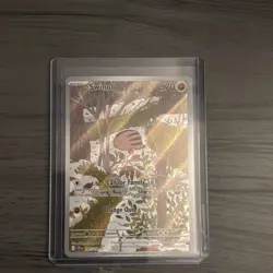 Pokemon Swinub Illustration Rare 165/159 Sv09 Journey Together Holo Full Art - Image 1