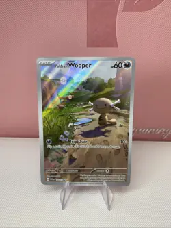 Paldean Wooper Illustration Rare 102/094 Phantasmal Flames Pokemon Near Mint - Image 1