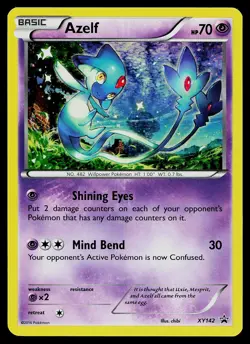 Pokemon Card - Azelf - XY142 Holo Promo - Image 1