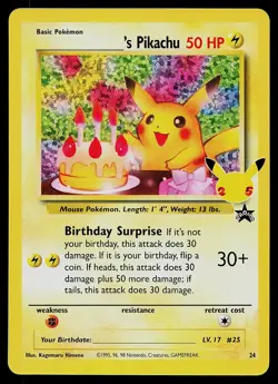Pokemon Card - _____'s Pikachu Celebrations: Classic Collection 24 - Image 1