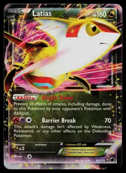 Pokemon Card - Latias EX Plasma Freeze 85/116 Holo Rare EX 2013 - Image 1