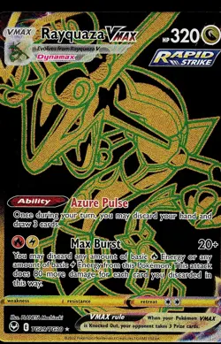 Pokemon Card - Rayquaza VMAX Silver Tempest Trainer Gallery TG29/TG30 - Image 1