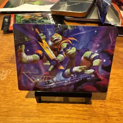 Mikey & Don, Party Planners Art Card Art Series TMNT Gold Signature - Image 1