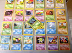 25 x POKEMON CARDS , non-holo. Various ,played ,1999-2002. - Image 1