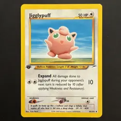 Pokemon Card - Jigglypuff Neo Destiny 44/105 Uncommon 1st Edition - Image 1