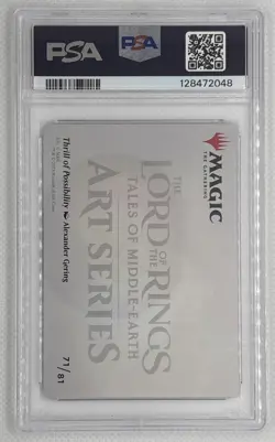 2023 Magic The Gathering Altr Thrill of Possibility #71 Gold Stamped PSA 10 - Image 2