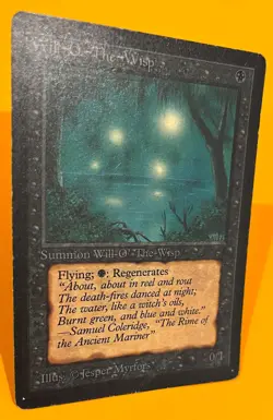MTG WILL-O-THE-WISP Beta (OldManMTG 004-968) - Image 3