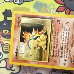 Cyndaquil 57/111 Neo Genesis Unlimited WOTC Pokemon Card TCG - Image 3