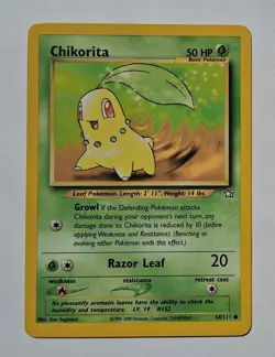 Pokemon - Chikorita - Neo Genesis 54/111 - Common - LP - Image 1