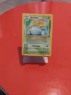 Carta Pokemon Venusaur 15/102 Set Base Unlimited Rara Holo Good Italiano - Image 1