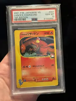2001 Pokemon Lances Charizard VS 97 1st Edition PSA 10 - Image 1