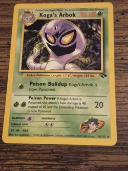 2000 Koga’s Arbok 25/132 - Gym Challenge Non-Holo Rare - Pokemon TCG - Image 1