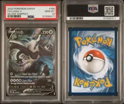 2022 POKEMON SWORD & SHIELD SILVER TEMPEST #186 FULL ART/LUGIA V PSA 10 - Image 4