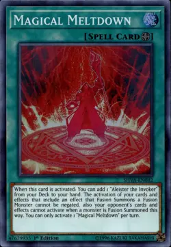 Magical Meltdown NA Ltd Ed Super Rare SHVA-EN042 Yu-Gi-Oh! - Image 1